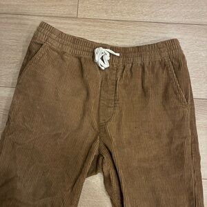 Wellen x Huckberry Men’s Corduroy Easy Pant Straight Mushroom Brown Size XS
